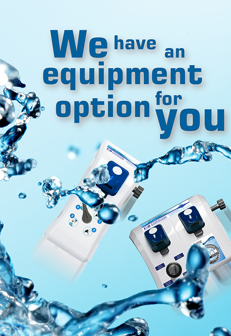 We have an equipment option for you. Image showcasing product line of EMax